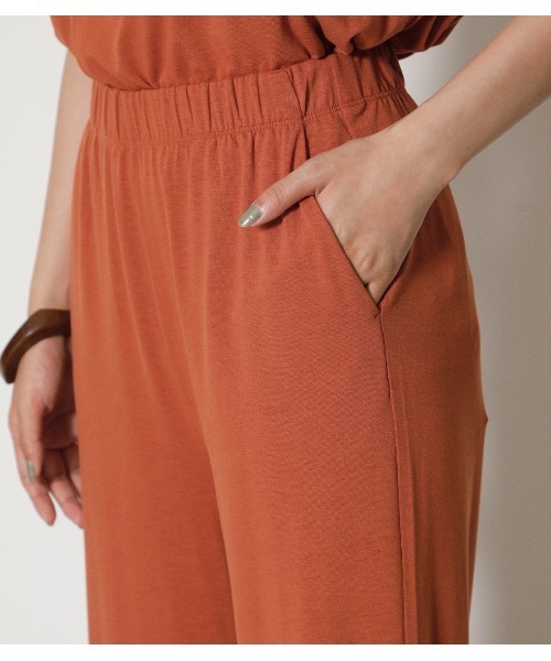 AZUL by moussy（アズールバイマウジー）の「ICE CLEAN SIDE SLIT PANTS/アイスクリーンサイドスリットパンツ（その他パンツ・レディース・ダークカーキ/ブラック/ダークオレンジ・SMALL/MEDIUM）」の16枚目の写真