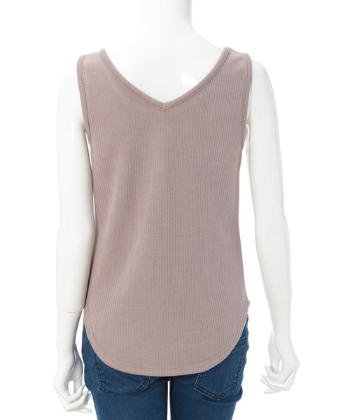 Edit Sheen（エディットシーン）の「前後2wayリブノースリカットソー（Tシャツ/カットソー・レディース・モカ/ホワイト/ブラック・MEDIUM）」の19枚目の写真