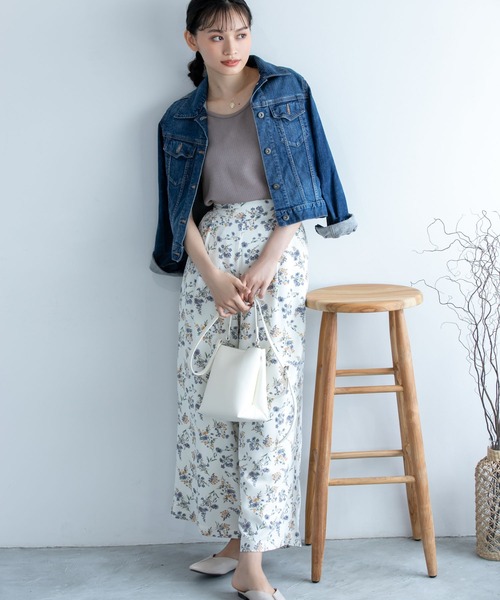 Edit Sheen（エディットシーン）の「前後2wayリブノースリカットソー（Tシャツ/カットソー・レディース・モカ/ホワイト/ブラック・MEDIUM）」の18枚目の写真