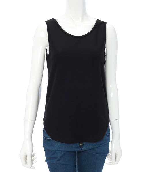 Edit Sheen（エディットシーン）の「前後2wayリブノースリカットソー（Tシャツ/カットソー・レディース・モカ/ホワイト/ブラック・MEDIUM）」の10枚目の写真