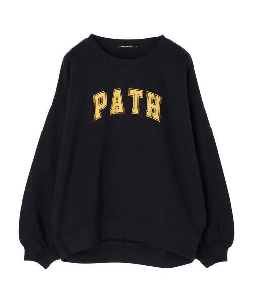 AMERICAN HOLIC(アメリカンホリック)の「ロゴバックドレープ裏毛プルオーバー(スウェット・レディース・チャコールグレー/ネイビー/カーキ・M/L)」の22枚目の写真