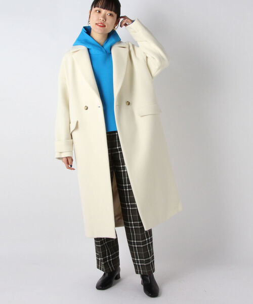 NOLLEY’S(ノーリーズ)の「◇【WEB限定】ニットパーカー(パーカー・レディース・ライトブルー/ブラウン/オフホワイト/ベビーピンク・FREE)」の22枚目の写真