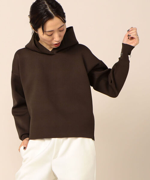 NOLLEY’S(ノーリーズ)の「◇【WEB限定】ニットパーカー(パーカー・レディース・ライトブルー/ブラウン/オフホワイト/ベビーピンク・FREE)」の13枚目の写真