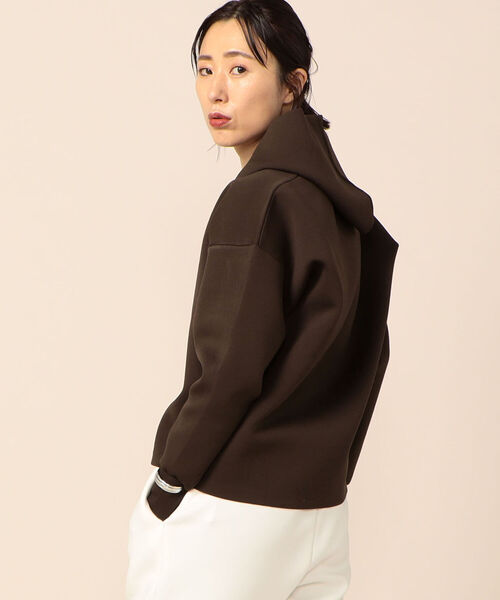 NOLLEY’S(ノーリーズ)の「◇【WEB限定】ニットパーカー(パーカー・レディース・ライトブルー/ブラウン/オフホワイト/ベビーピンク・FREE)」の10枚目の写真