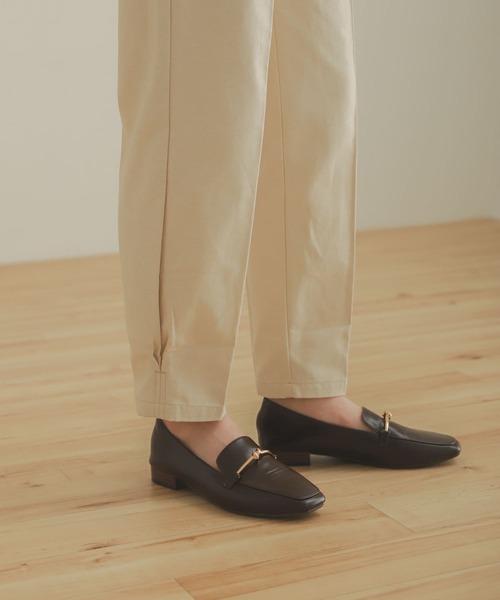 SENSE OF PLACE by URBAN RESEARCH（センスオブプレイスバイアーバンリサーチ）の「ハイウエストミリタリーパンツ（その他パンツ・レディース・ベージュ/アイボリー/カーキ・MEDIUM/SMALL）」の2枚目の写真