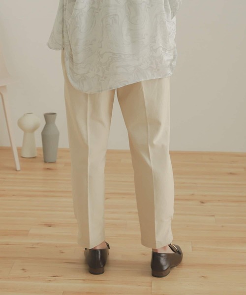 SENSE OF PLACE by URBAN RESEARCH（センスオブプレイスバイアーバンリサーチ）の「ハイウエストミリタリーパンツ（その他パンツ・レディース・ベージュ/アイボリー/カーキ・MEDIUM/SMALL）」の7枚目の写真