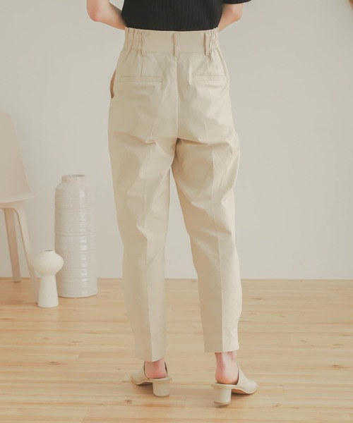 SENSE OF PLACE by URBAN RESEARCH（センスオブプレイスバイアーバンリサーチ）の「ハイウエストミリタリーパンツ（その他パンツ・レディース・ベージュ/アイボリー/カーキ・MEDIUM/SMALL）」の15枚目の写真