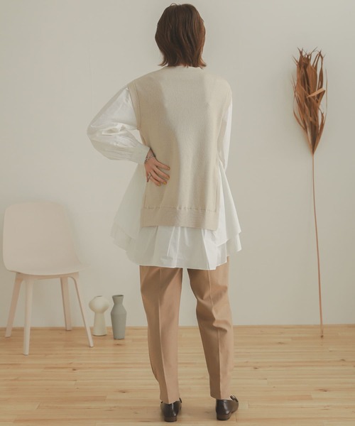 SENSE OF PLACE by URBAN RESEARCH（センスオブプレイスバイアーバンリサーチ）の「ハイウエストミリタリーパンツ（その他パンツ・レディース・ベージュ/アイボリー/カーキ・MEDIUM/SMALL）」の21枚目の写真