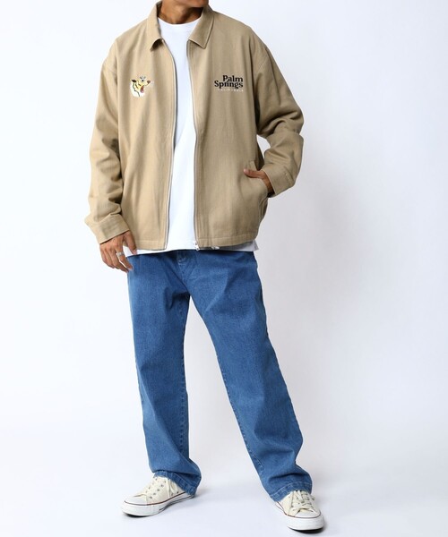 FREAK'S STORE（フリークスストア）の「WEB限定 バック刺繍 ビッグシルエット ジップアップブルゾン/タイガー刺繍/ベトジャン（ブルゾン・メンズ・ブラック/ベージュ/オリーブ・MEDIUM/LARGE/X-LARGE）」の21枚目の写真