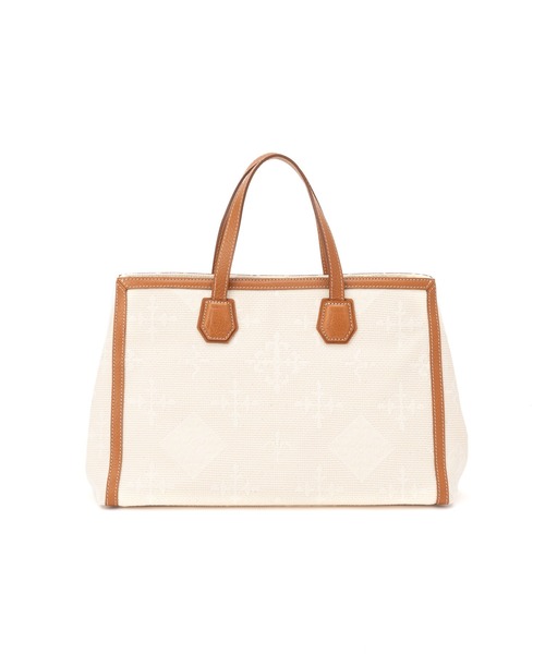 russet(ラシット)の「<SHOPPER>トートバッグ M/刺し子ジャガード(CE-125)(トートバッグ・レディース・キナリ・FREE)」の6枚目の写真