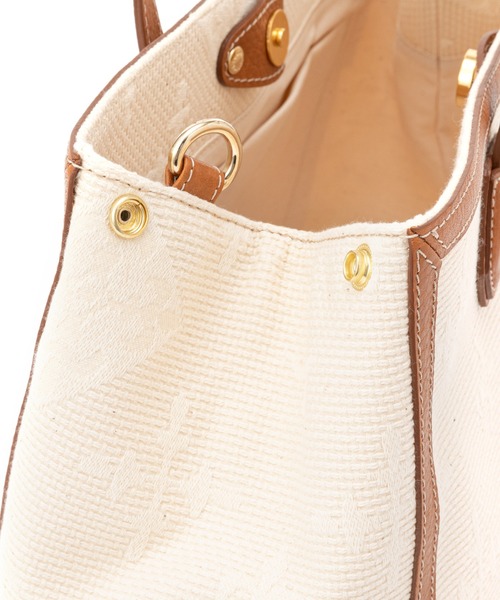russet(ラシット)の「<SHOPPER>トートバッグ M/刺し子ジャガード(CE-125)(トートバッグ・レディース・キナリ・FREE)」の13枚目の写真