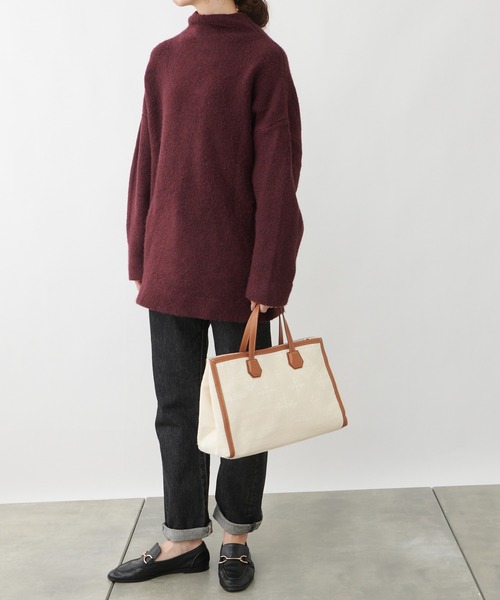 russet(ラシット)の「<SHOPPER>トートバッグ M/刺し子ジャガード(CE-125)(トートバッグ・レディース・キナリ・FREE)」の18枚目の写真