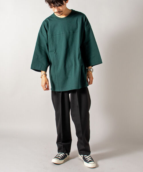 GLOSTER（グロスター）の「【GLOSTER/グロスター】ツータックトラウザー ワイドテーパードパンツ（その他パンツ・メンズ・ブラック/ブルーグレー/ブラウン・SMALL/MEDIUM/LARGE）」の14枚目の写真