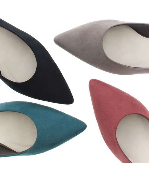 JELLY BEANS（ジェリービーンズ）の「ポインテッドヒールパンプス【Made in Japan】<ふわさら>＜痛くない!＞＜疲れない＞(113-47771)JELLY BEANS(ジェリービーンズ)（パンプス・レディース・ブラック/グレー/グリーン/ブラック系その他/ライトグリーン・23/24/25/22/25.5/22.5/24.5/23.5/21.5）」の15枚目の写真