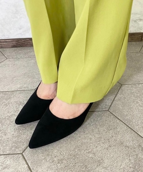 JELLY BEANS（ジェリービーンズ）の「ポインテッドヒールパンプス【Made in Japan】<ふわさら>＜痛くない!＞＜疲れない＞(113-47771)JELLY BEANS(ジェリービーンズ)（パンプス・レディース・ブラック/グレー/グリーン/ブラック系その他/ライトグリーン・23/24/25/22/25.5/22.5/24.5/23.5/21.5）」の16枚目の写真