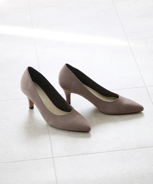 JELLY BEANS（ジェリービーンズ）の「ポインテッドヒールパンプス【Made in Japan】<ふわさら>＜痛くない!＞＜疲れない＞(113-47771)JELLY BEANS(ジェリービーンズ)（パンプス・レディース・ブラック/グレー/グリーン/ブラック系その他/ライトグリーン・23/24/25/22/25.5/22.5/24.5/23.5/21.5）」の19枚目の写真