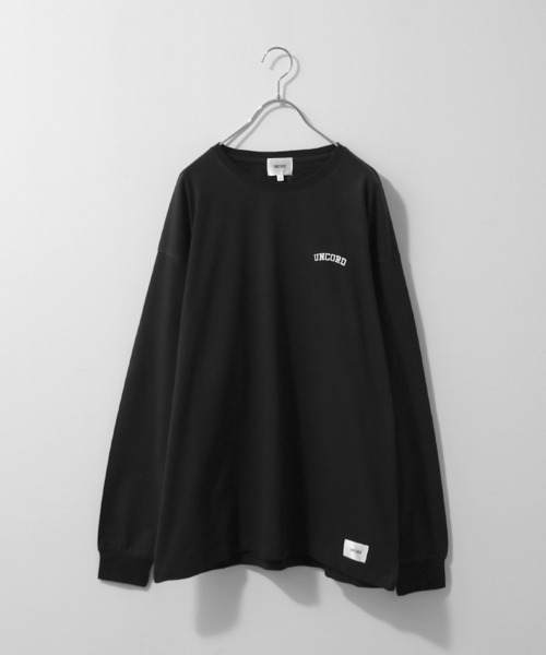 UNCORD(アンコード)の「【UNCORD】ワンポイントプリントBIGロンT/ロングスリーブ長袖Tシャツ(Tシャツ/カットソー・メンズ・ホワイト/ブラック/ネイビー/カーキ/オートミール/ホワイト系/ブラック系/アイボリー系/カーキ系/ネイビー系・MEDIUM/LARGE/X-LARGE)」の12枚目の写真