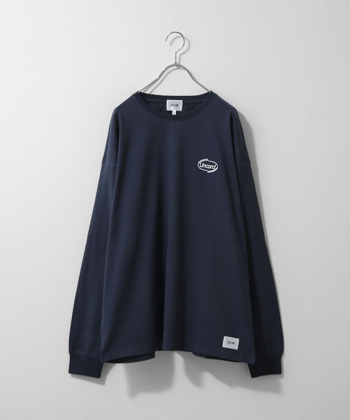 UNCORD(アンコード)の「【UNCORD】ワンポイントプリントBIGロンT/ロングスリーブ長袖Tシャツ(Tシャツ/カットソー・メンズ・ホワイト/ブラック/ネイビー/カーキ/オートミール/ホワイト系/ブラック系/アイボリー系/カーキ系/ネイビー系・MEDIUM/LARGE/X-LARGE)」の19枚目の写真