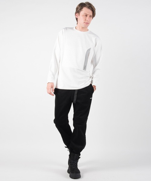 +phenix(プラスフェニックス)の「+phenix(プラスフェニックス)Stretch Zip Pocket Tee(Tシャツ/カットソー・メンズ・ホワイト/カーキ/ホワイト×グレー/ブラック・S/M/L/XL/XXL)」の13枚目の写真