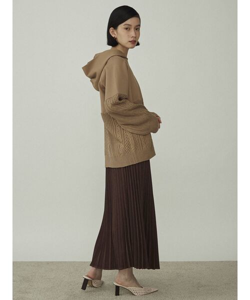 COTORICA（コトリカ）の「起毛プリーツスカート（スカート・レディース・マスタード/グリーン/モカ・FREE）」の11枚目の写真