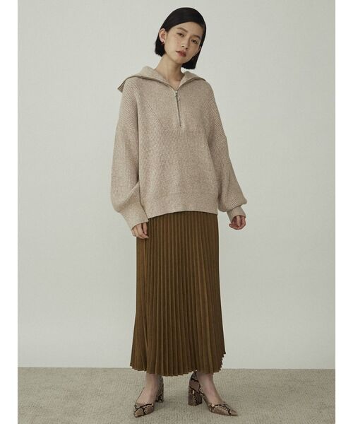 COTORICA（コトリカ）の「起毛プリーツスカート（スカート・レディース・マスタード/グリーン/モカ・FREE）」の15枚目の写真