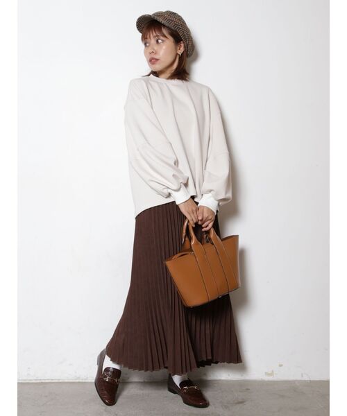 COTORICA（コトリカ）の「起毛プリーツスカート（スカート・レディース・マスタード/グリーン/モカ・FREE）」の21枚目の写真