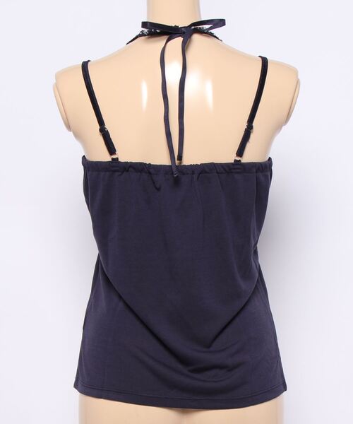 axes femme（アクシーズファム）の「ストラップビジューキャミ（キャミソール・レディース・パープル/キナリ/ネイビー・MEDIUM）」の5枚目の写真