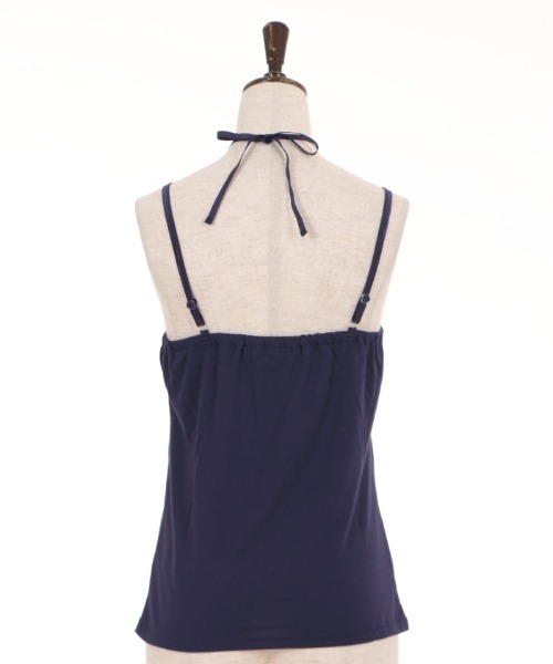 axes femme（アクシーズファム）の「ストラップビジューキャミ（キャミソール・レディース・パープル/キナリ/ネイビー・MEDIUM）」の13枚目の写真