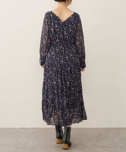 natural couture（ナチュラルクチュール）の「【WEB限定カラー有り】前後2WAYカシュクールティアードワンピース（ワンピース・レディース・ピンクベージュ/ブラック/その他3/その他2/グリーン/その他1・FREE）」の20枚目の写真