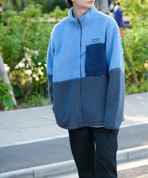 Columbia（コロンビア）の「【Columbia】 ヘビーウェイト シェルパ フリースジャケット（ブルゾン・メンズ・ネイビー/アイボリー/ブラック・M/XL/L/S）」の9枚目の写真