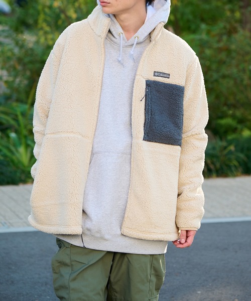 Columbia（コロンビア）の「【Columbia】 ヘビーウェイト シェルパ フリースジャケット（ブルゾン・メンズ・ネイビー/アイボリー/ブラック・M/XL/L/S）」の18枚目の写真