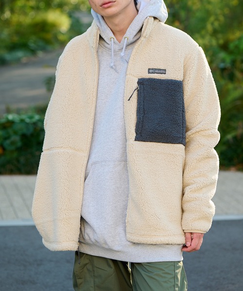 Columbia（コロンビア）の「【Columbia】 ヘビーウェイト シェルパ フリースジャケット（ブルゾン・メンズ・ネイビー/アイボリー/ブラック・M/XL/L/S）」の17枚目の写真
