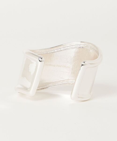 Nothing And Others（ナッシングアンドアザーズ）の「【Nothing And Others/ナッシングアンドアザーズ】ダブルラインバングル（バングル/リストバンド・レディース・シルバー・FREE）」の2枚目の写真