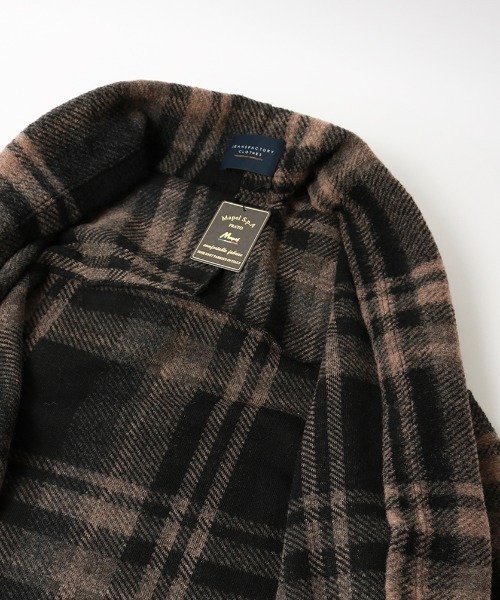 JEANS FACTORY Clothes（ジーンズファクトリークローズ）の「[Jeans Factory Clothes/ジーンズファクトリークローズ] イタリアンエアリーチェック ロングガウンコート（その他アウター・レディース・ベージュ/グレー/ブラック・F）」の21枚目の写真