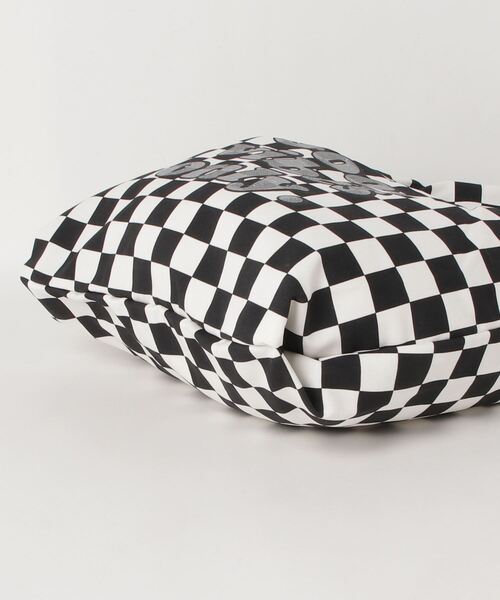 WEGO(ウィゴー)の「WEGO/チェッカーロゴマルシェバッグ(トートバッグ・レディース・ブラック/オレンジ/グリーン/パープル系その他・FREE)」の10枚目の写真