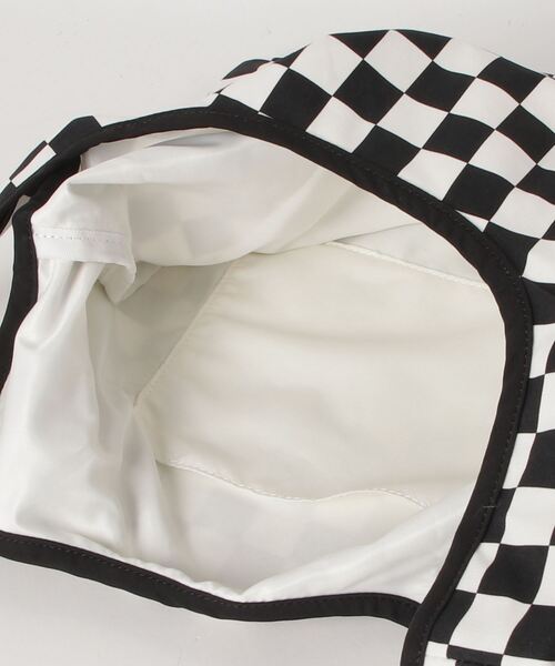 WEGO(ウィゴー)の「WEGO/チェッカーロゴマルシェバッグ(トートバッグ・レディース・ブラック/オレンジ/グリーン/パープル系その他・FREE)」の12枚目の写真