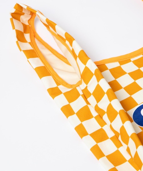 WEGO(ウィゴー)の「WEGO/チェッカーロゴマルシェバッグ(トートバッグ・レディース・ブラック/オレンジ/グリーン/パープル系その他・FREE)」の19枚目の写真