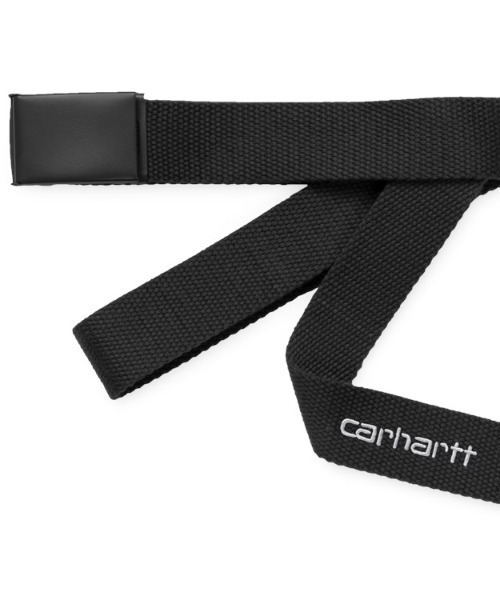 Carhartt WIP(カーハートダブリューアイピー)の「Carhartt WIP/カーハートダブリューアイピー スクリプトベルト I028401(ベルト・メンズ・ブラック×ホワイト/カモフラージュ/グレー・FREE)」の2枚目の写真