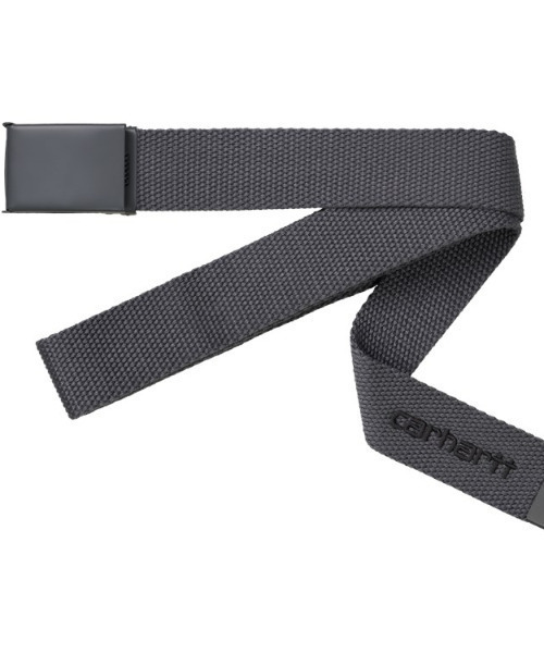 Carhartt WIP(カーハートダブリューアイピー)の「Carhartt WIP/カーハートダブリューアイピー スクリプトベルト I028401(ベルト・メンズ・ブラック×ホワイト/カモフラージュ/グレー・FREE)」の3枚目の写真