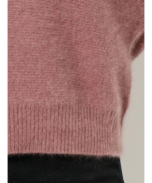 LAGUNAMOON（ラグナムーン）の「ラクーンショートニットプルオーバー（ニット/セーター・レディース・チャコールグレー/ピンク/アイボリー・FREE）」の10枚目の写真