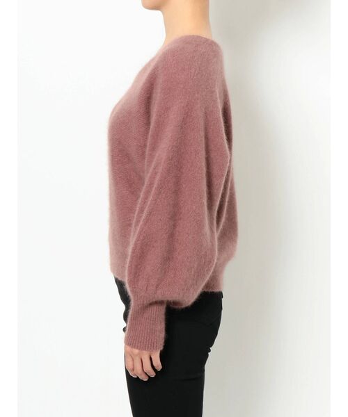 LAGUNAMOON（ラグナムーン）の「ラクーンショートニットプルオーバー（ニット/セーター・レディース・チャコールグレー/ピンク/アイボリー・FREE）」の21枚目の写真