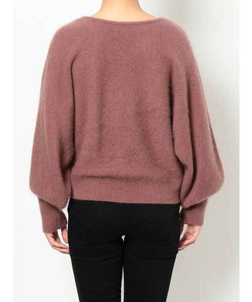 LAGUNAMOON（ラグナムーン）の「ラクーンショートニットプルオーバー（ニット/セーター・レディース・チャコールグレー/ピンク/アイボリー・FREE）」の15枚目の写真