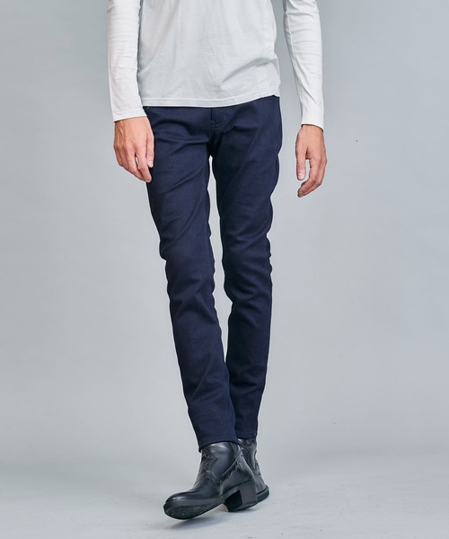 NO ID.（ノーアイディ）の「ストレッチデニムウォームスキニーPT（デニムパンツ・メンズ・ブラック/インディゴブルー/ブルー系その他・2/3/1）」の3枚目の写真