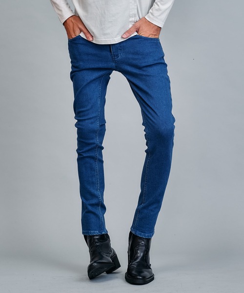 NO ID.（ノーアイディ）の「ストレッチデニムウォームスキニーPT（デニムパンツ・メンズ・ブラック/インディゴブルー/ブルー系その他・2/3/1）」の20枚目の写真