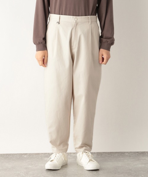 GLOBAL WORK（グローバルワーク）の「LOGOS＊GW　ワイドパンツ/227966（チノパンツ・メンズ・ホワイト/ネイビー・MEDIUM/LARGE/SMALL）」の11枚目の写真