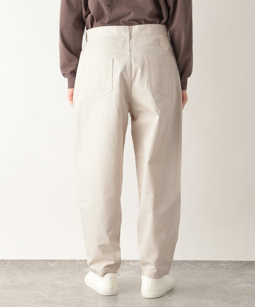 GLOBAL WORK（グローバルワーク）の「LOGOS＊GW　ワイドパンツ/227966（チノパンツ・メンズ・ホワイト/ネイビー・MEDIUM/LARGE/SMALL）」の13枚目の写真