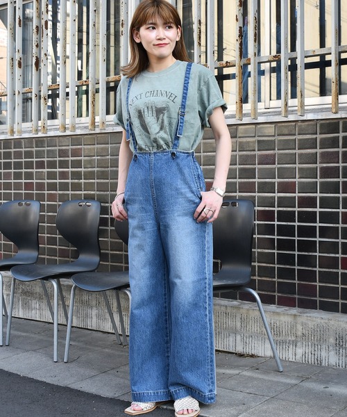 Johnbull（ジョンブル）の「サスペンダーエコデニムパンツ（サロペット 