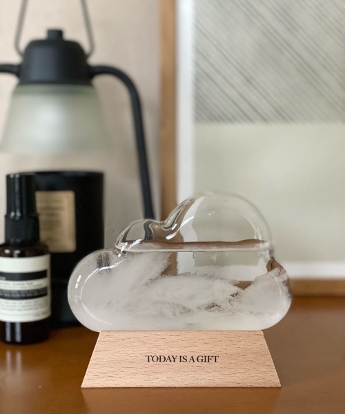 BIRTHDAY BAR（バースデイバー）の「STORM GLASS CLOUD ストームグラスクラウド ムーン 雲 月（インテリア雑貨・レディース・クリア/その他/その他2/その他3・フリー）」の5枚目の写真