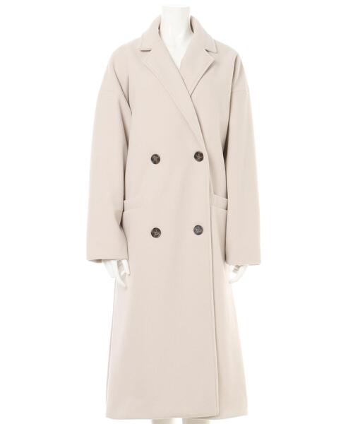 MLI'A（エムリア）の「サイドスリットオーバーサイズコート（その他アウター・レディース・ブラック/ブラウン/アイボリー/杢グレー/イエロー×グリーン・M）」の9枚目の写真