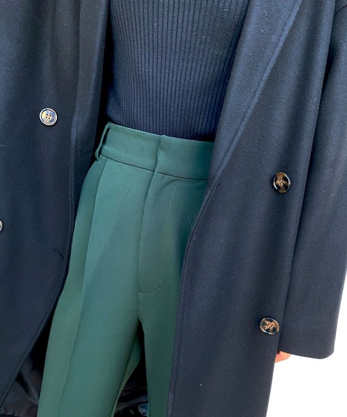 MLI'A（エムリア）の「サイドスリットオーバーサイズコート（その他アウター・レディース・ブラック/ブラウン/アイボリー/杢グレー/イエロー×グリーン・M）」の19枚目の写真